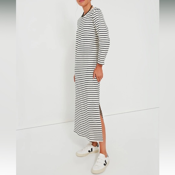 POMANDER PLACE Navy Stripe Gio Maxi Dress - Picture 5 of 12